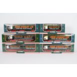 Corgi - Eddie Stobart - 6 x boxed trucks including Volvo skeletal trailer # TY86705,