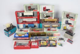 Busch - AMW - Herpa - Roco - 30 x boxed cars and trucks in 1:87 HO scale including Volvo F12