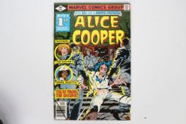 Marvel Comic - special 50th issue of Marvel Premiere featuring Alice Cooper's 1st comic book