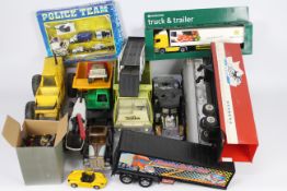 Tonka, Buddy L, Matchbox, Others - An unboxed group of vintage pressed steel,