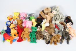 Ty Beanies - A quantity of 30 x Ty Beanie Babies and Buddies - Lot includes a 'Woody' Beanie Baby