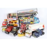 Tonka, Nylint, Matchbox,Lucky Toys, Other - A collection of predominately unboxed pressed steel,