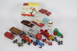 Corgi - Dinky - Matchbox - 15 x models in 1:43 scale including Commer Co-op Milk Float # 466,