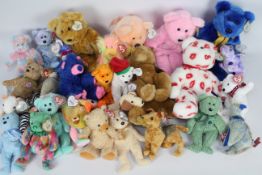 Ty Beanies - A quantity of 30 x Ty Beanie Babies and Buddies - Lot includes a 'Snowdrift' Beanie