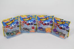 Hot Wheels - 4 x Rare unopened Hot Wheels Crashers 2 from 1999.