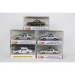 White Rose - 5 x boxed limited edition Chevrolet Caprice American State Trooper Police cars in 1:43