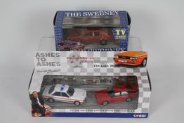 Corgi, Richmond Toys - Two boxed TV related diecast model vehicles / sets.