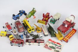 Dinky - Tonka - Corgi - Matchbox - Majorette - A group of 20 x vehicles including a Tonka Jeep