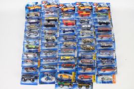 Hot Wheels - 50 x unopened carded vehicles from 2006/7 including 24/Seven # J3379,