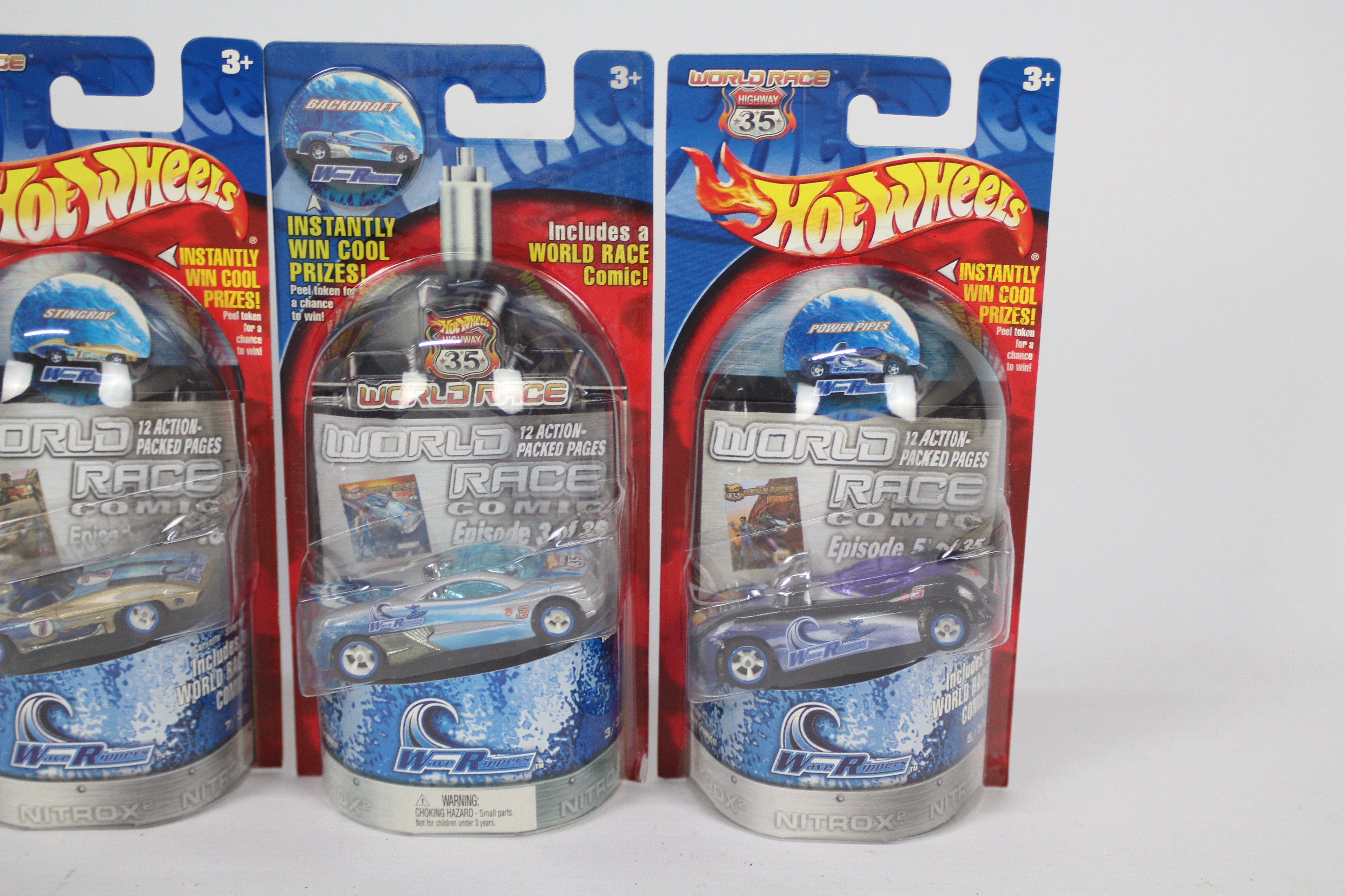 Hot Wheels - World Race - 4 x Rare limited edition models, Numbers 3,5, - Image 2 of 4