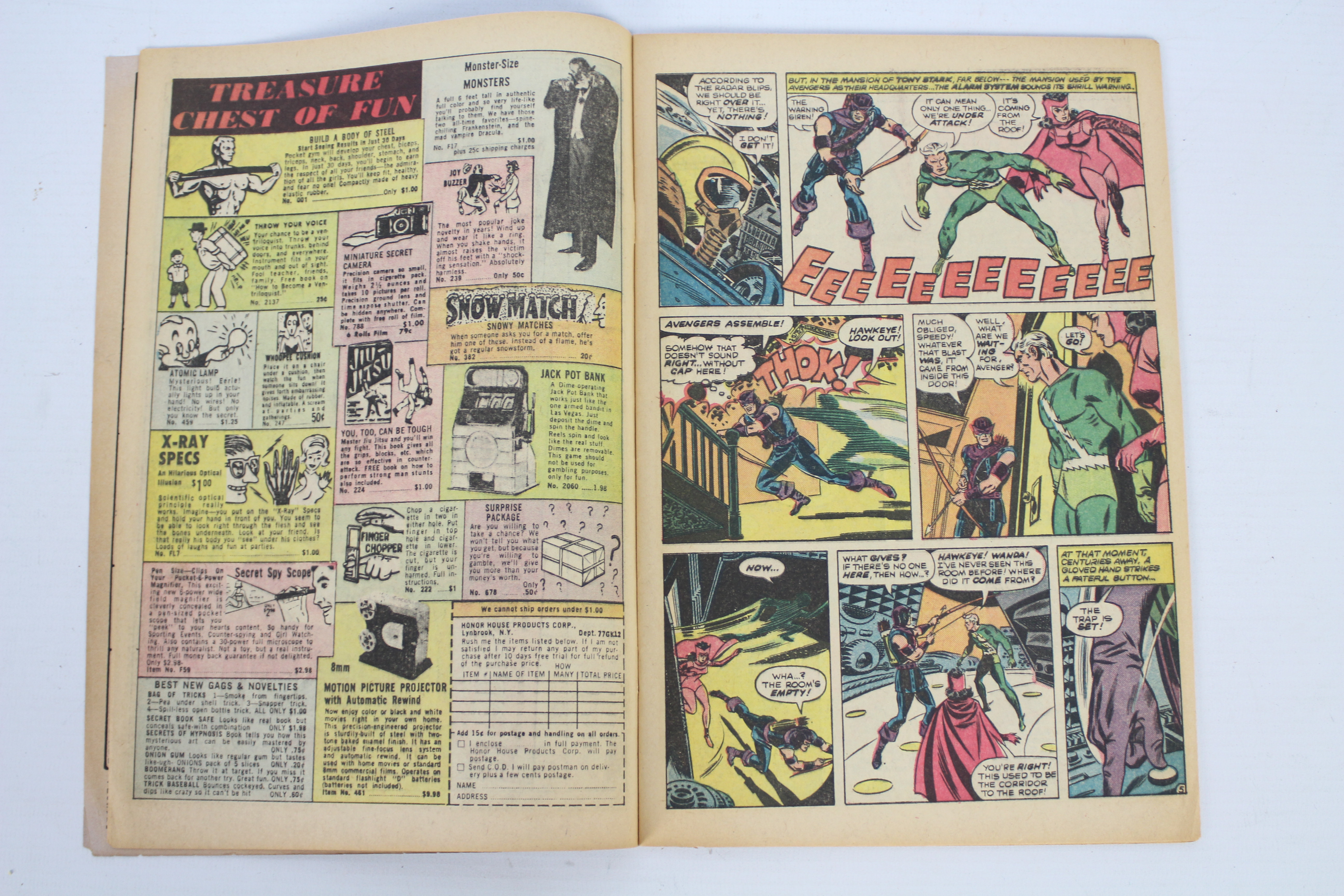 Marvel Comics - A 1965 volume 1 number 23 The Mighty Avenger Once An Avenger in Good overall - Image 5 of 6