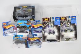 Hot Wheels - Batman - A collection of 11 x Batman vehicles including limited edition boxed 2 x car