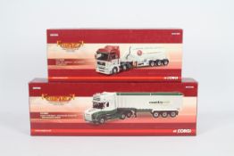 Corgi - A brace of boxed 1:50 scale Limited Edition diecast trucks from the Corgi 'Hauliers of