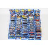 Hot Wheels - 50 x unopened carded vehicles from 2006/7 including Shelby Cobra Daytona Coupe # K6138,