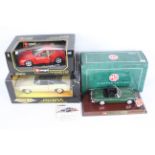 Corgi - Ertl - Bburago - 3 x boxes 1:18 scale, limited edition MGB Roadster # 95106, Ferrari 456GT,
