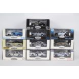 Gearbox - 10 x boxed limited edition American Ford Crown Victoria Police cars in 1:43 scale