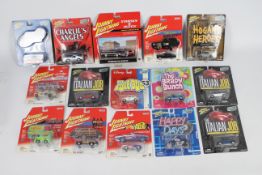 Johnny Lightning - 15 carded TV / Film related diecast model vehicles from Johnny Lightning.