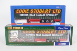 Corgi - Two boxed 1:50 scale diecast models from Corgi in 'Eddie Stobart Ltd.' liveries.