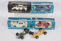 Scalextric - 6 x cars, four boxed and two loose including Datsun 260Z # C053,