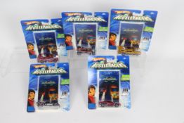 Hot wheels - Acceleracers - 5 x unopened carded Acceleracers Metal Maniacs series from 2004.