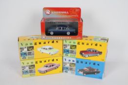 Corgi Vanguards - 5 boxed Vauxhall PA Velox and Cresta limited edition models including a maroon &