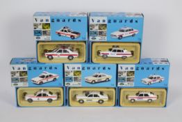Vanguards - Five boxed diecast 1:43 scale 'Police' vehicles from Vanguards.