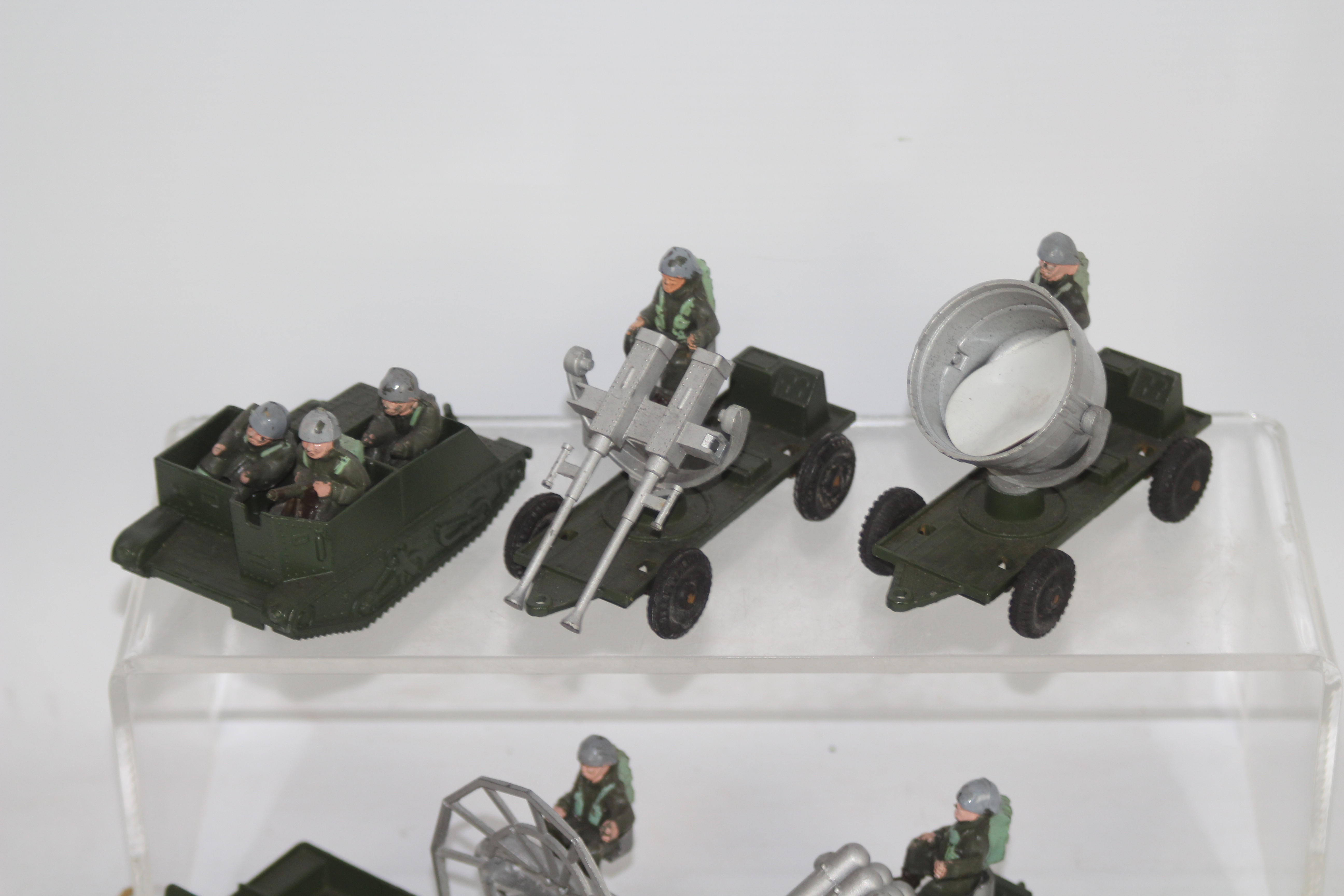Lone Star - A collection of 9 x Military models including Bren Gun Carrier, 4 x trailers with guns, - Image 2 of 4
