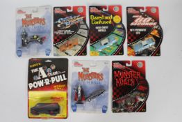 Ertl / Racing Champions - Seven carded diecast TV / Film related models from Ertl / Racing