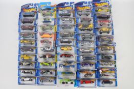 Hot Wheels - 50 x unopened carded models mostly from the year 2000 some later,