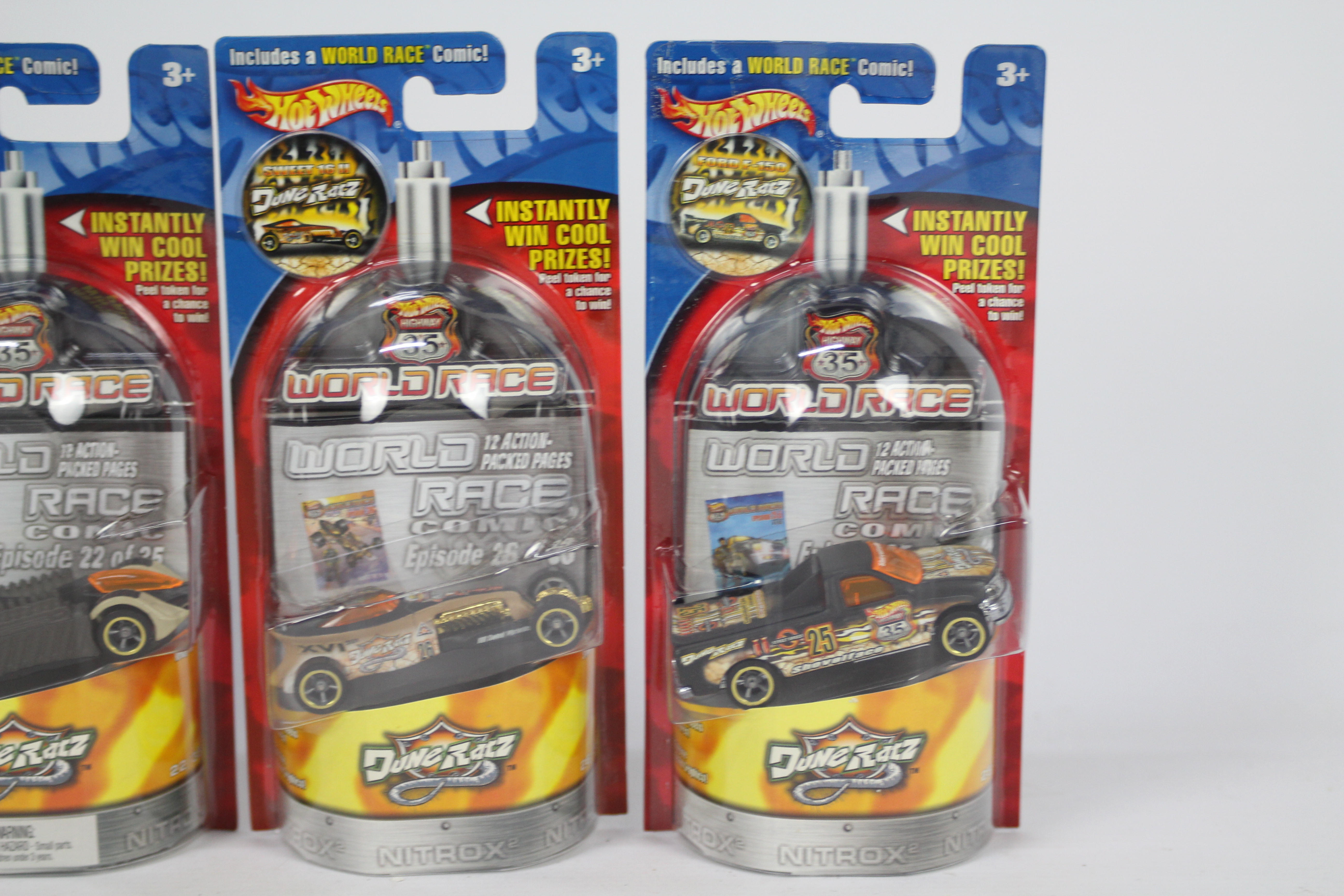 Hot Wheels - World Race - 4 x Rare limited edition models, Numbers 23, 23, - Image 3 of 4