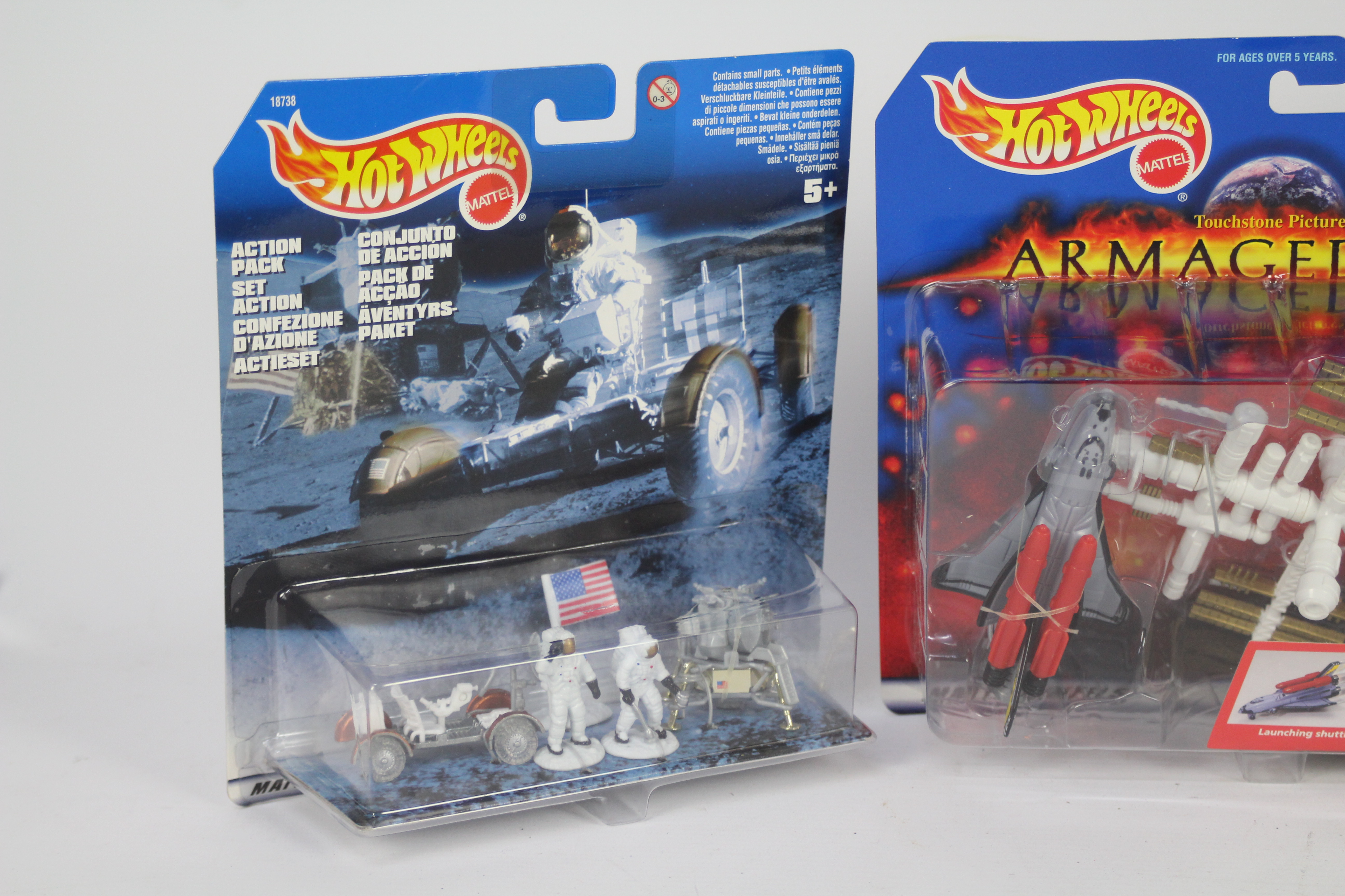 Hot Wheels - 3 x unopened Space related Action Packs, the John Glenn Astronaut set # 20868, - Image 4 of 4