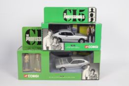 Corgi - Two boxed 'The Professional' TV related diecast model Ford Capri's from Corgi.
