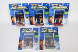 Hot wheels - Acceleracers - 5 x unopened carded Acceleracers Metal Maniacs series from 2004.