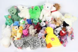 Ty Beanies - A quantity of 30 x Ty Beanie Babies and Buddies - Lot includes a 'Peeps' Beanie Baby