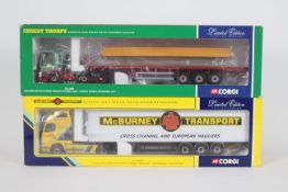 Corgi - 2 x boxed limited edition trucks in 1:50 scale,