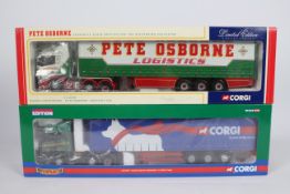 Corgi - Two boxed 1:50 scale Limited Edition diecast trucks from Corgi.