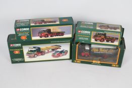 Corgi - Eddie Stobart 4 x boxed limited edition truck models in 1:50 scale,