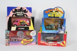 Corgi - Four boxed TV / Film related diecast model vehicles.