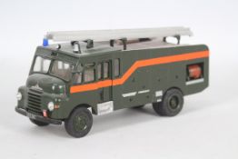 Fire Brigade Models - A kit built resin and white metal Bedford Green Goddess in 1:48 scale # FBM77.