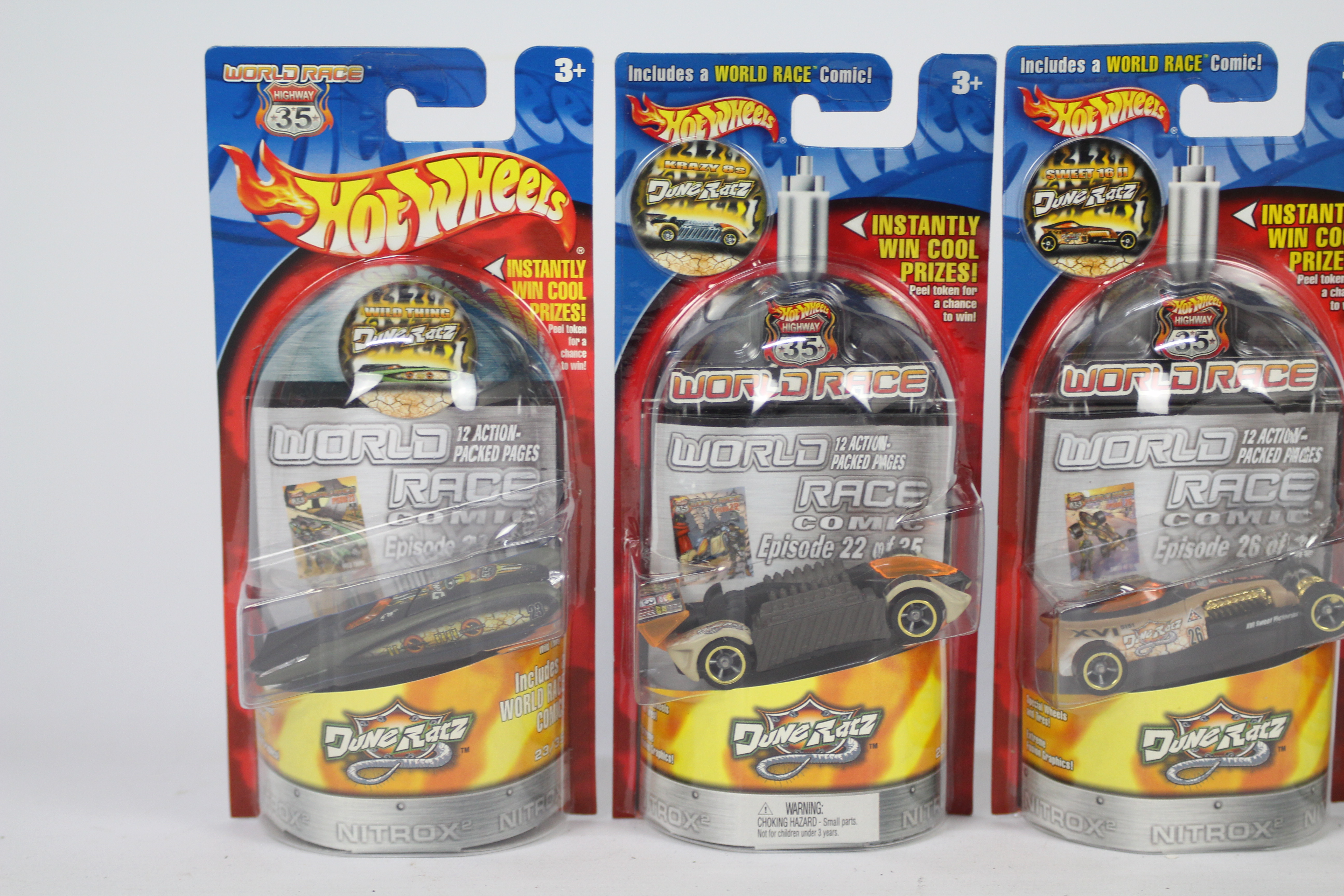 Hot Wheels - World Race - 4 x Rare limited edition models, Numbers 23, 23, - Image 2 of 4