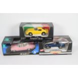 Ertl - Solido - 3 x boxed cars including a Shelby Cobra 427 in 1:18 scale # 7346,