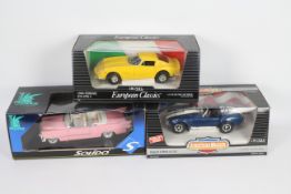 Ertl - Solido - 3 x boxed cars including a Shelby Cobra 427 in 1:18 scale # 7346,