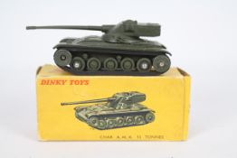 Dinky - A boxed French Dinky AMX Tank # 80C.