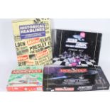 Parker - Hasbro - Star Trek - 3 x board games and a boxed set of Newspapers.