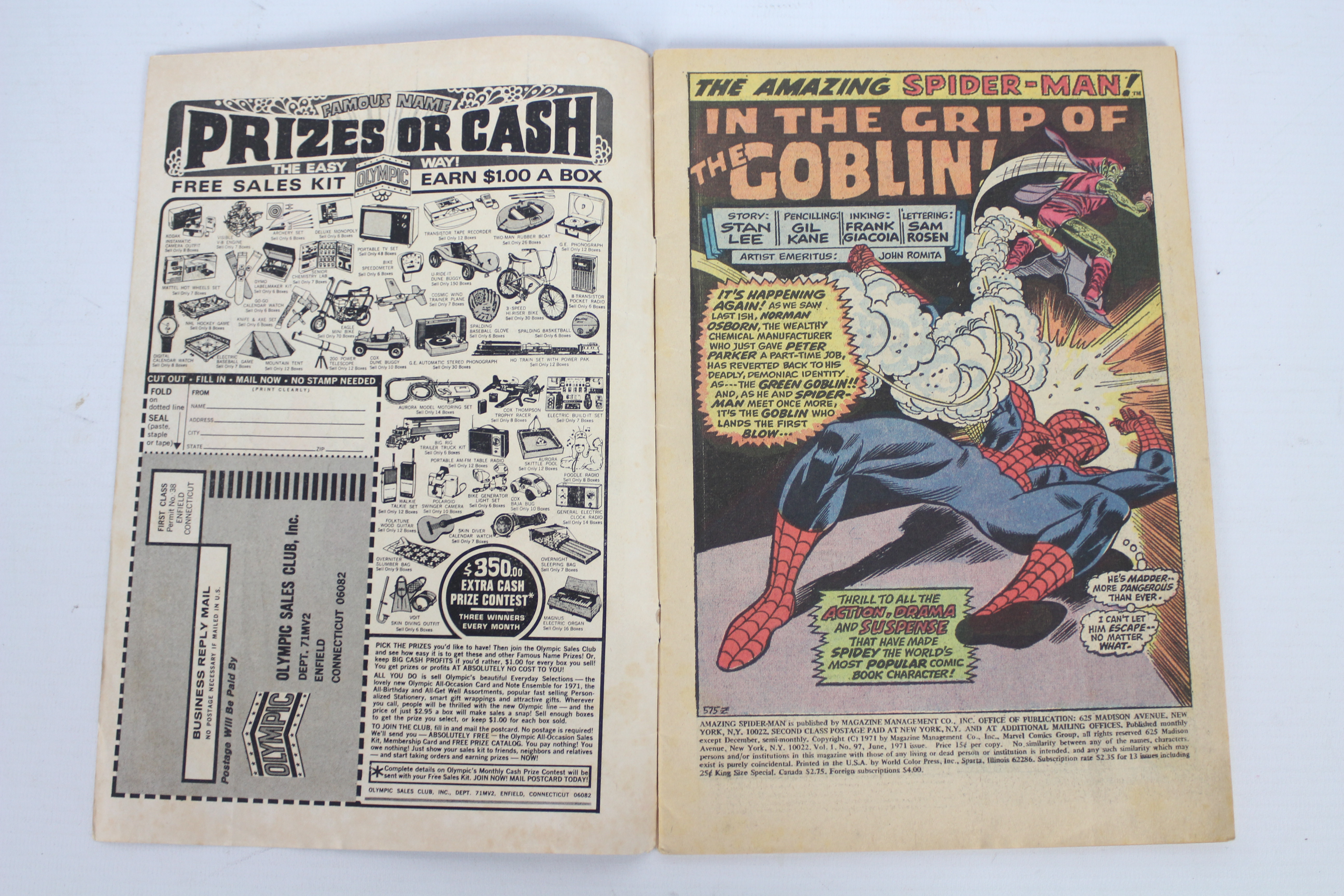 Marvel Comics - 4 x issues of The Amazing Spider-Man volume 1 numbers # 70, # 97, - Image 7 of 10