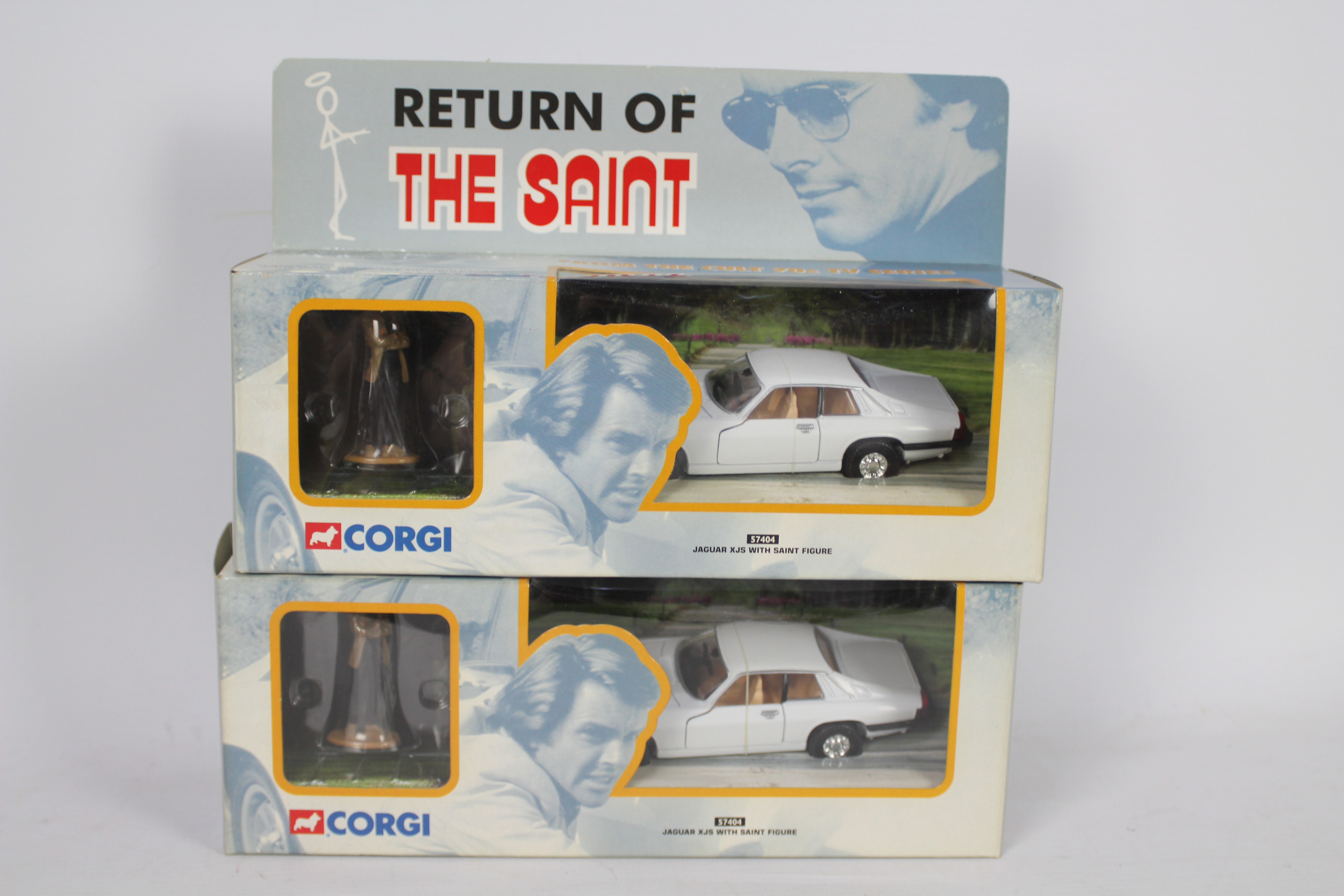 Corgi - Three boxed TV related 'Return of the Saint' diecast model Jaguar XJS vehicles from Corgi. - Image 3 of 3