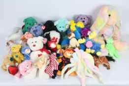 Ty Beanies - A quantity of 30 x Ty Beanie Babies and Buddies - Lot includes an 'Ariel' Beanie Buddy