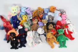 Ty Beanies - A quantity of 30 x Ty Beanie Babies and Buddies - Lot includes a 'Twizzles' Beanie