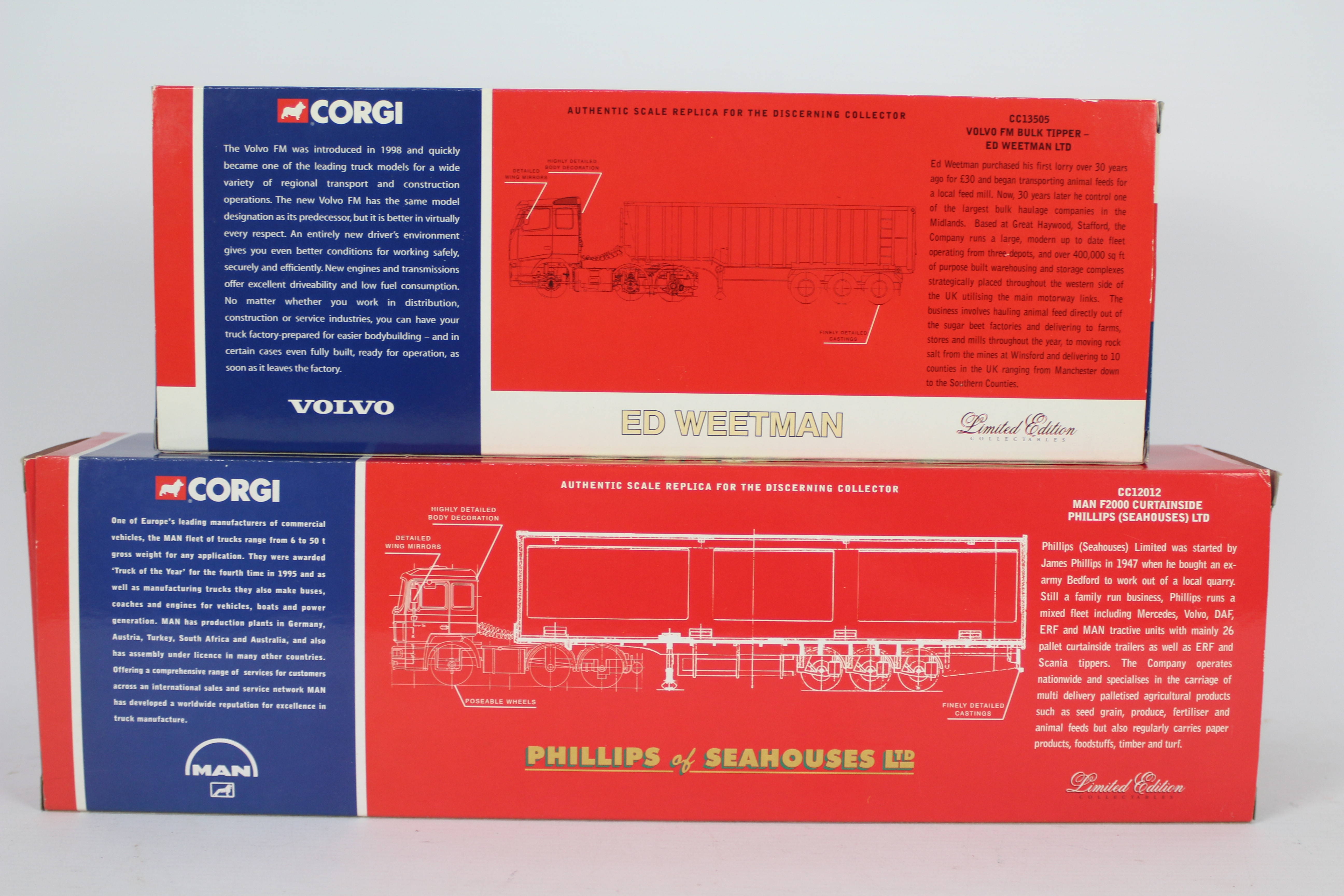 Corgi - Two boxed 1:50 scale Limited Edition diecast trucks from Corgi. - Image 2 of 2