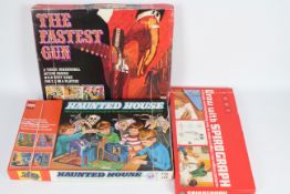 Denys Fisher - 3 x unused vintage games, Haunted House,